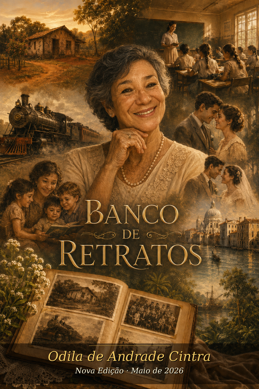 Capa do livro Banco de Retratos, de Odila de Andrade Cintra