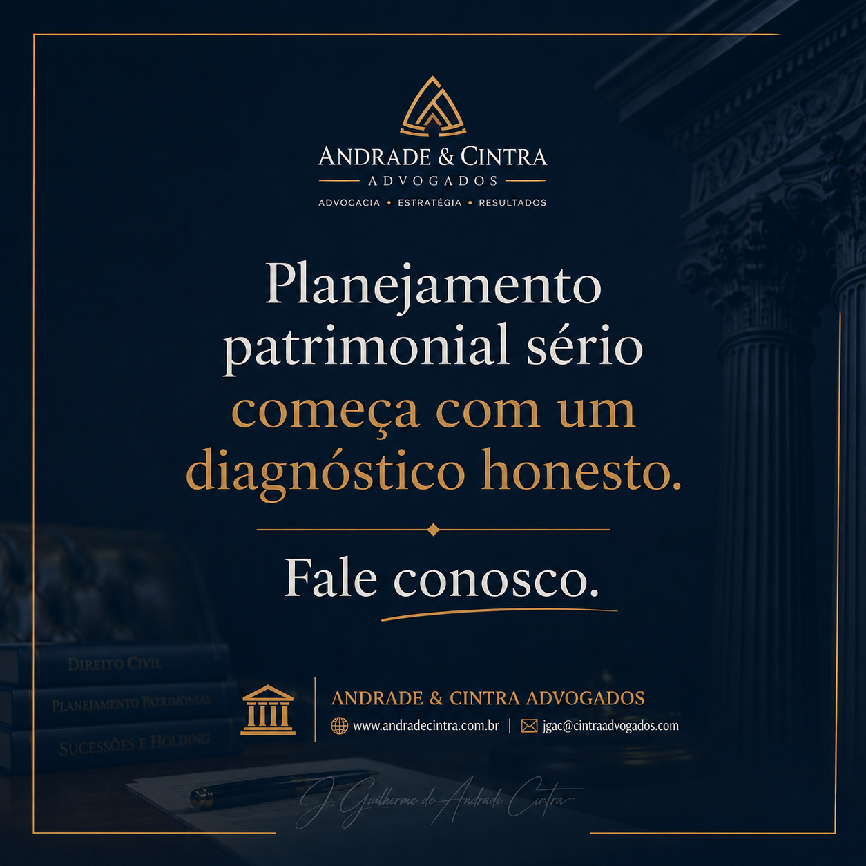 Planejamento patrimonial sério começa com um diagnóstico honesto