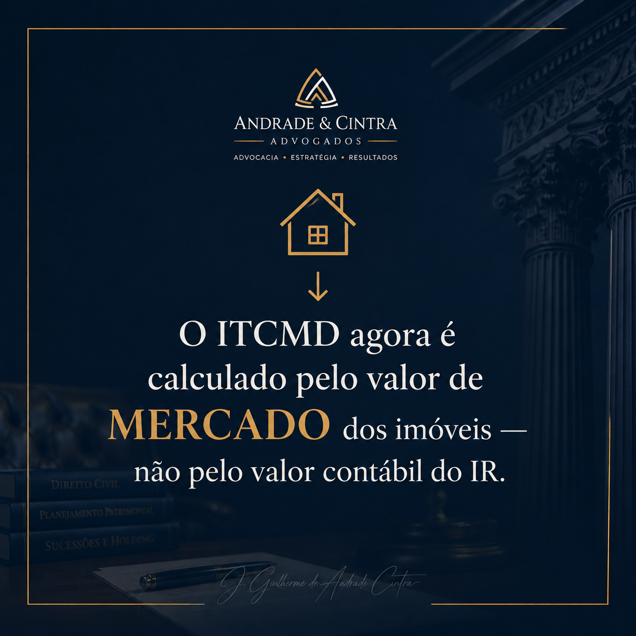 ITCMD agora calculado pelo valor de mercado dos imóveis